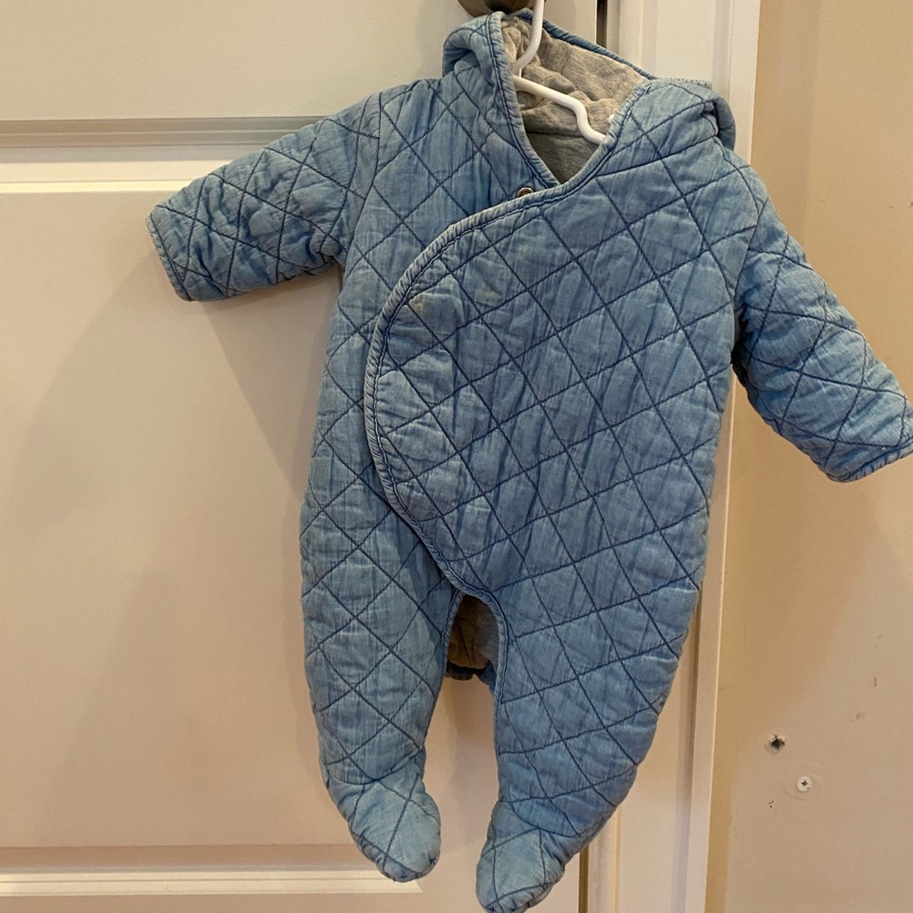 Gap jean baby bunting